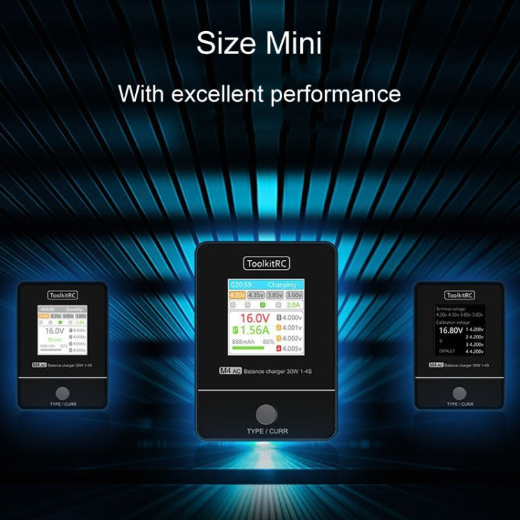 ToolkitRC M4AC Airplane And Car Model Li-Po Battery Balance Charger, M4AC