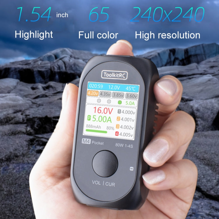 ToolkitRC M4Pocket Modeling LiPo Battery Balance Pocket Charger