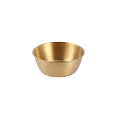 304 Stainless Steel Seasoning Bowl Restaurant Rice Wine Snack Serving Bottle, 12cm Without Handle Gold, 13cm Without Handle Gold, 14cm Without Handle Gold, 17cm Without Handle Gold