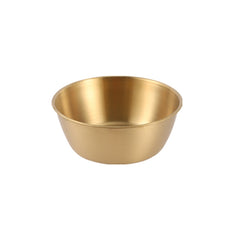 304 Stainless Steel Seasoning Bowl Restaurant Rice Wine Snack Serving Bottle, 12cm Without Handle Gold, 13cm Without Handle Gold, 14cm Without Handle Gold, 17cm Without Handle Gold