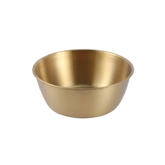 304 Stainless Steel Seasoning Bowl Restaurant Rice Wine Snack Serving Bottle, 12cm Without Handle Gold, 13cm Without Handle Gold, 14cm Without Handle Gold, 17cm Without Handle Gold