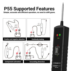 Automotive Electrical Circuit Tester System Short Circuit Tracking Positioning Diagnostic Instrument, P55
