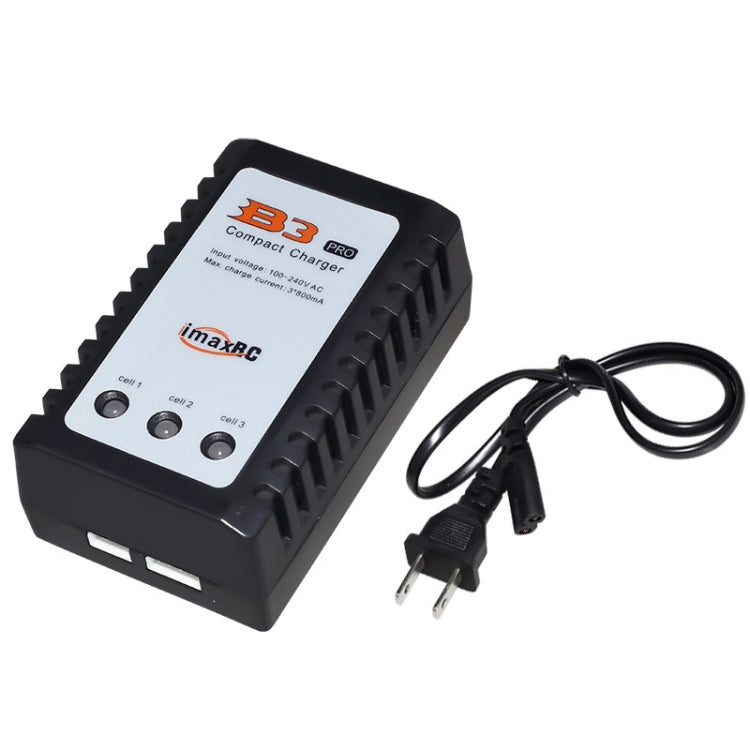 ImaxRC 7.4V/11.1V 2S/3S Model Aircraft Drone Lithium Battery Intelligent Balance Charger, US Plug