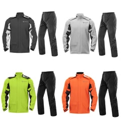 SULAITE Outdoor Motorcycle Riding Full Body Split Raincoat Suit, M