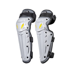 SULAITE Motorcycle Outdoor Riding Breathable Protective Equipment, 2pcs /Set Knee Pads Gray, 2pcs /Set Elbow Pads Gray