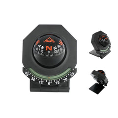 2 In 1 Car Compass With Slope Gauge Foldable High Precision Guide Ball, LC452