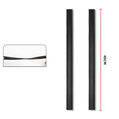 Car Side Window Wipers Removing Water Mist Universal Rubber Strips, 1pair