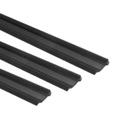 Car Side Window Wipers Removing Water Mist Universal Rubber Strips, 1pair