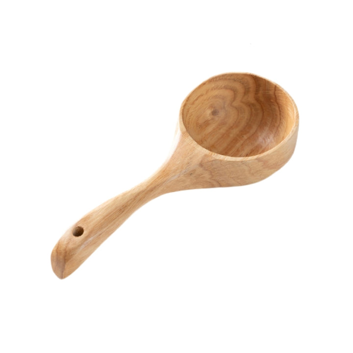 Household Wooden Long Handle Large Soup Spoon Eating Noodle Spoon Water Scoop, Tanoak (Old Lacquer Color), Tanoak (Original Color), Beech, Acacia