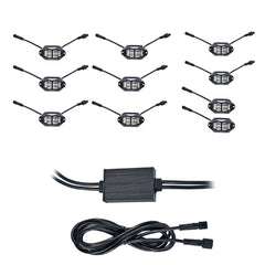 Car Chassis Light RGB Colorful Atmosphere Light, 8 in 1, 10 in 1, 12 in 1