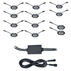Car Chassis Light RGB Colorful Atmosphere Light, 8 in 1, 10 in 1, 12 in 1