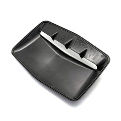 Universal Carbon Car Hood Scoop Air Flow Intake Decorative Turbo Bonnet Vent Cover With Tape