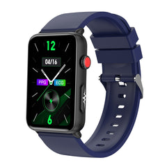 Smart Watch Ring ECG Temperature Heart Rate Blood Pressure Health Bluetooth Talking Watch, Black Silicone, Red Silicone, Blue Silicone, Black Leather, Brown Leather