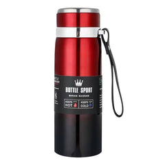316 Stainless Steel Insulated Mug Large Capacity Vacuum Thermos Outdoor Portable Car Insulated Water Bottle, 800ml, 1000ml