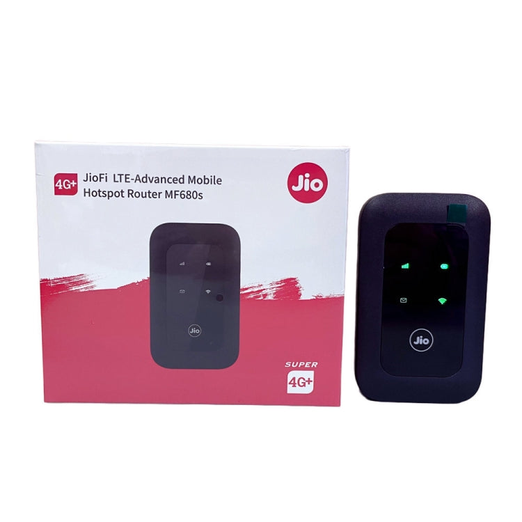 Jio MF680S 4G+ Wireless SIM Card Router Portable WiFi, European Version, Asian Version