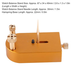 Square Metal Watch Hairspring Movement Balance Wheel Bracket