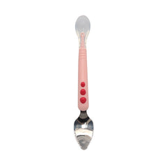 Multi-function Double-head Baby Food Spoon Baby Tableware Fruit Scraper Spoon