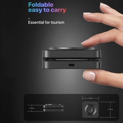 M9 3-In-1 Portable Magnetic Folding Wireless Charger Fast Charging Bracket