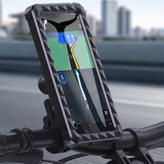 Bicycle Fixed Rotatable Waterproof Cell Phone Navigation Bracket, Handlebar Model, Rearview Mirror Model