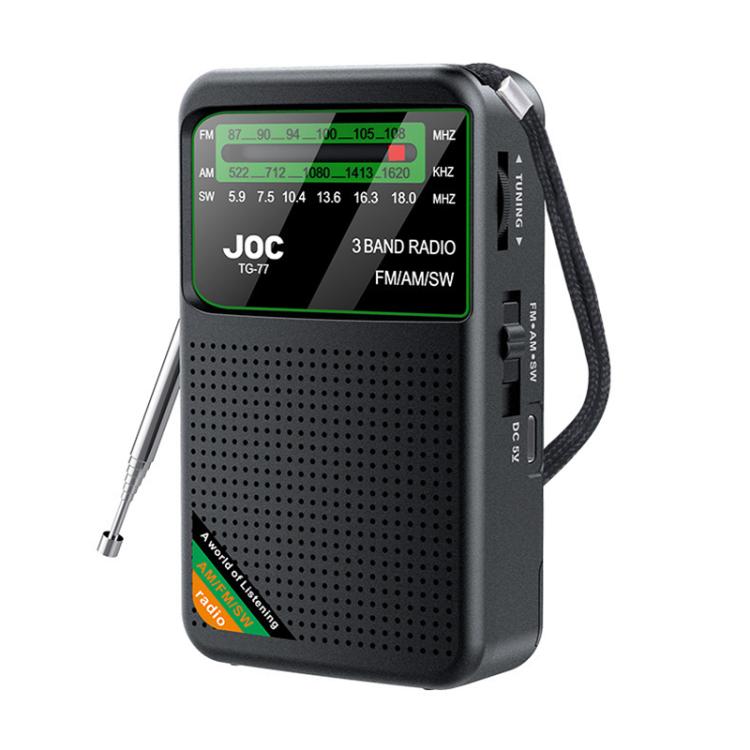 JOC TG-77 Mini FM / AM / SW Portable Full-Band Full-Channel Radio