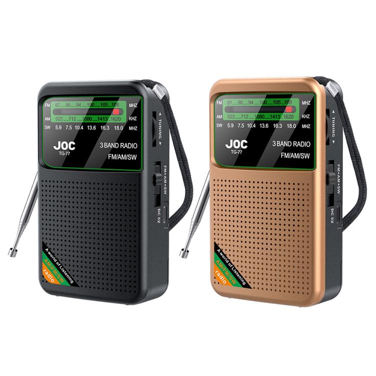 JOC TG-77 Mini FM / AM / SW Portable Full-Band Full-Channel Radio