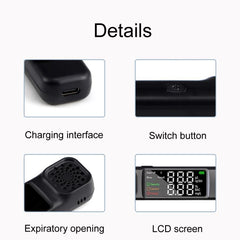 High-Precision Air-Blowing Alcohol Concentration Detector