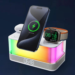 R8 Cell Phone Earphone Watch 3 In 1 Multi-Function Wireless Magnetic Charger, R8