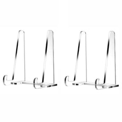 Acrylic Photo Frame Book Picture Plate Stand, 1set, 2sets