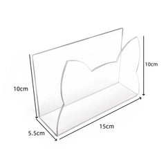 Acrylic Cat-Shaped Mail Sorting Desktop Envelope Rack, YX155