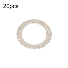 ZTTO Bicycle Pedal Stainless Steel Washer Mountain Bike Disc Protection Gasket, 20pcs