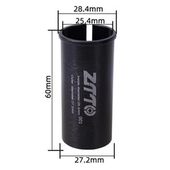 2pcs ZTTO Bicycle Seat Post Conversion Sleeve Reducer Cover, 25.4-27.2mm 001, 27.2-28.6mm 003, 27.2-30.4mm 004, 27.2-30.8mm 005, 27.2-31.6mm 006, 27.2-33.9mm 007, 31.8-34.9mm 008, 30.9-31.6mm 009