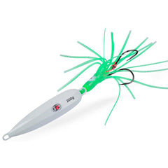 PROBEROS LF159 Luminous Bearded Squid Hook Slow Cranking Road Runner Iron Plate Bionic False Bait, 100G, 120G, 150G