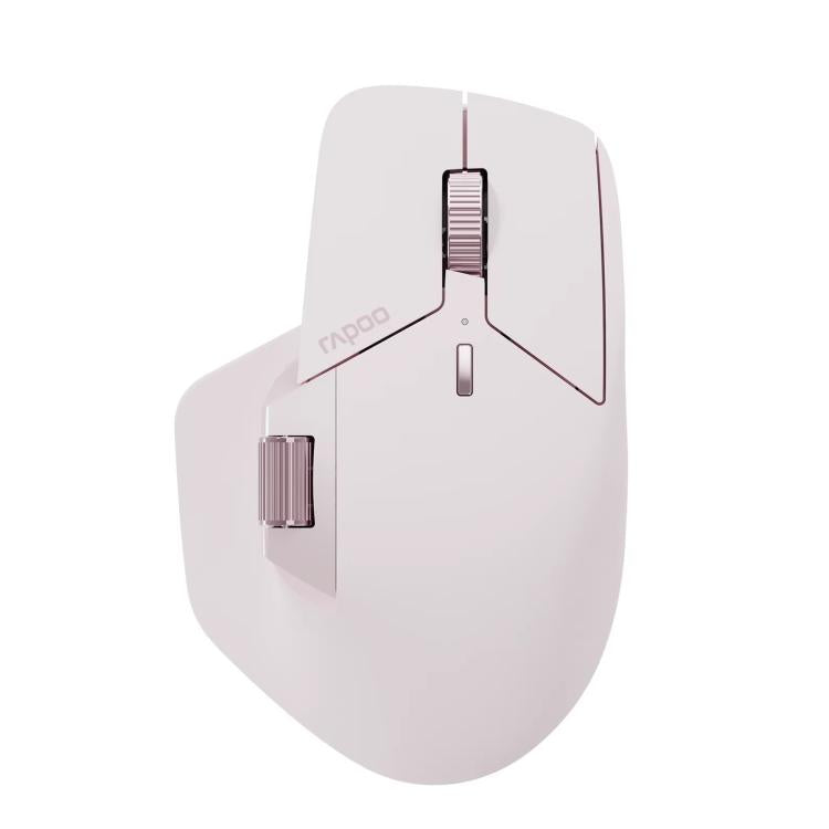 Rapoo Wireless Triple Mode Mice Ergonomic Desktop Laptop Business Office Mouse, MT760 Black, MT760mini Black, MT760 Gray, MT760mini Gray, MT760 Pink, MT760mini Pink