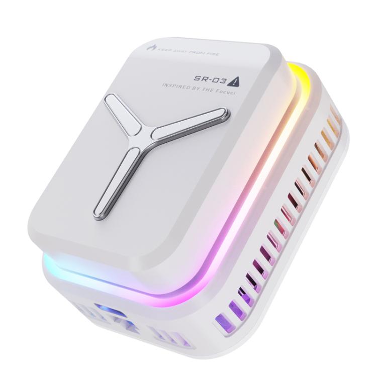 SR03 Wireless Magnetic Phone Cooler With LED Light Overclocking Semiconductor Cooling, SR03 (Black), SR03 (White)