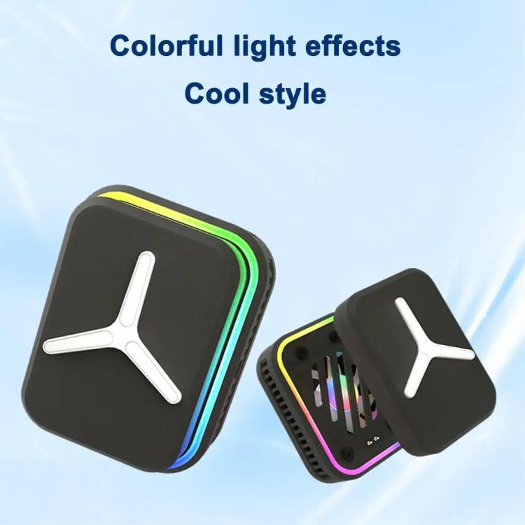 SR03 Wireless Magnetic Phone Cooler With LED Light Overclocking Semiconductor Cooling, SR03 (Black), SR03 (White)