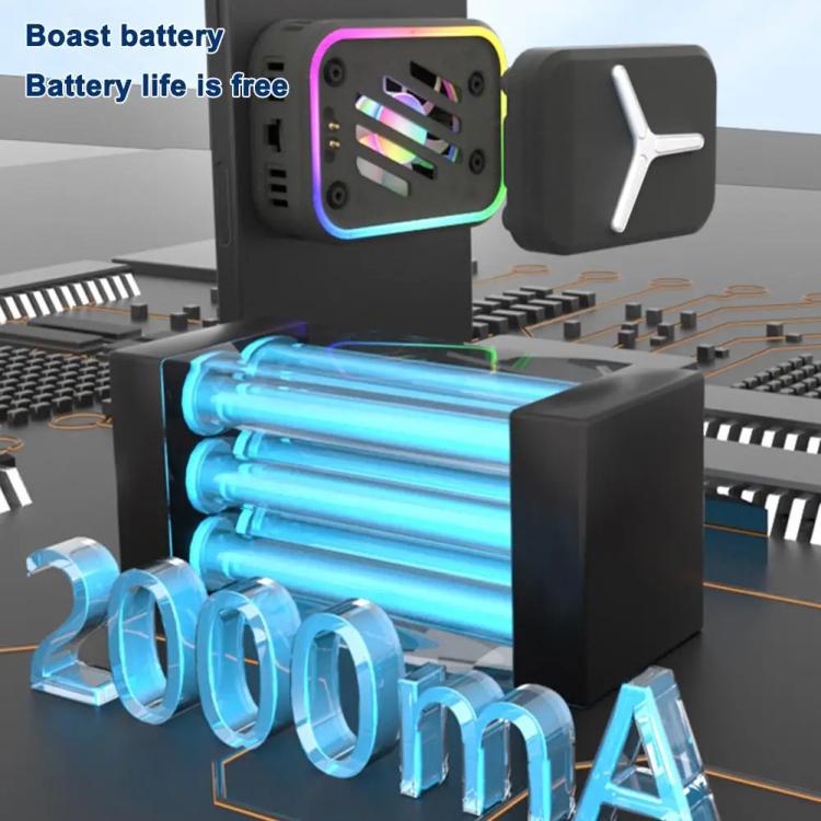 SR03 Wireless Magnetic Phone Cooler With LED Light Overclocking Semiconductor Cooling, SR03 (Black), SR03 (White)