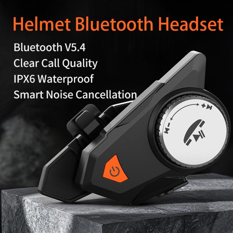 M9 Motorcycle Helmet Bluetooth Headset IPX6 Waterproof,  Auto Answer, HD Sound for Riders/Delivery/Group Intercom, M9