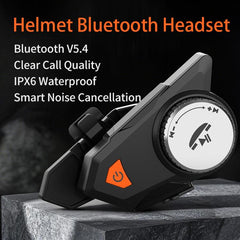 M9 Motorcycle Helmet Bluetooth Headset IPX6 Waterproof,  Auto Answer, HD Sound for Riders/Delivery/Group Intercom, M9