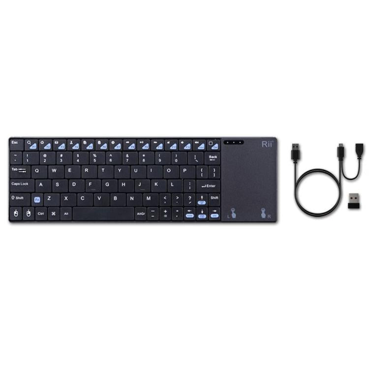 Rii K12+ Office Computer Notebook Silent 2.4GHz Wireless Mini Keyboard