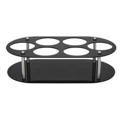 Desktop Water Bottle Storage Stand, YX174 Black, YX174 Transparent