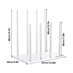 Acrylic High Boot Storage Stand