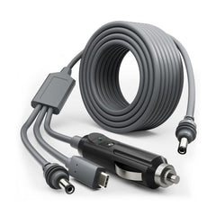 3 In 1 TYPE-C To DC Cigarette Lighter Car Charger For Starlink 4th GEN Mini, 3m, 5m