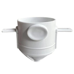 Portable Paperless Coffee Filter Cup Coffee Drip Filter Cone, White, Black, Black With Base, White With Base