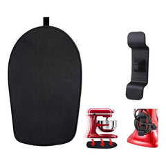 Kitchen Blender Rubber Non-Slip Mat, Small + 2 Cord Clips, Small + 1 Cord Clip