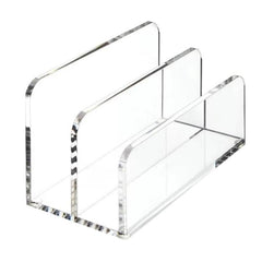 Acrylic Desk Organizer Box File Rack, Single, Double