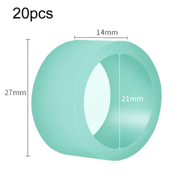 Silicone Fishing Rod Stop Anti-Slip Ring Fishing Rod Rubber Ring, 25pcs Medium Black, 20pcs Large Black, 25pcs Small Fluorescent, 25pcs Medium Fluorescent, 20pcs Large Fluorescent