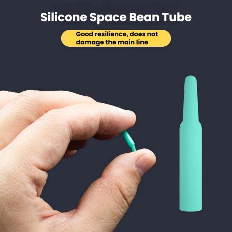50pcs Rod Tip Anti-Tangle Space Tube Fishing Space Beans