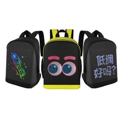 LED Illuminated Backpack Waterproof Casual Sports Student Bag