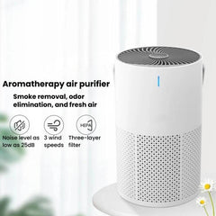 K802-1 Home Touch-Control Air Purifier With Low Noise & LED Light Odor-Eliminating Aromatherapy Air Freshener, K802-1