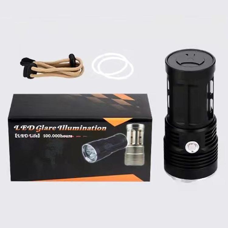 IPX6 Waterproof Bright Flashlight Outdoor Rechargeable Aluminum Alloy Inspection Torch, 6T6, 12T6, 18T6
